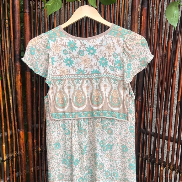 RARE Vintage Spell Boho Blossom Mini Dress - Picture 15 of 16